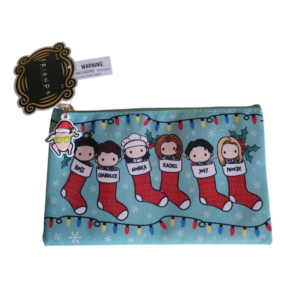 NEW friends television series zipper christmas pencil case pouch gift